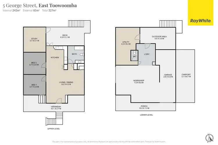 Floorplan of Homely house listing, 5 George Street, East Toowoomba QLD 4350