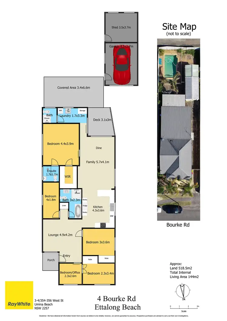 Floorplan of Homely house listing, 4 Bourke Road, Ettalong Beach NSW 2257