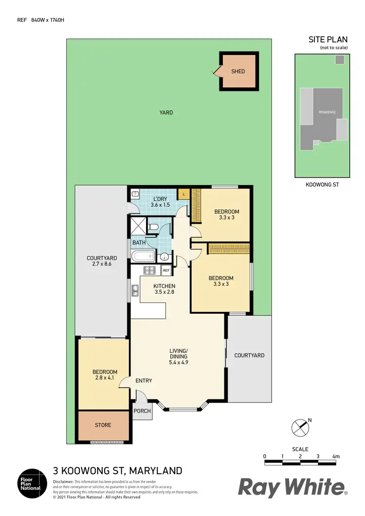 Floorplan of Homely house listing, 3 Koowong Street, Maryland NSW 2287