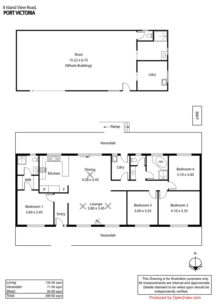 Floorplan of Homely house listing, 8 Island View Road, Port Victoria SA 5573