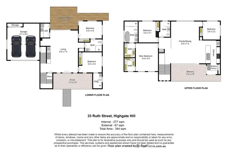 Floorplan of Homely house listing, 33 Ruth Street, Highgate Hill QLD 4101