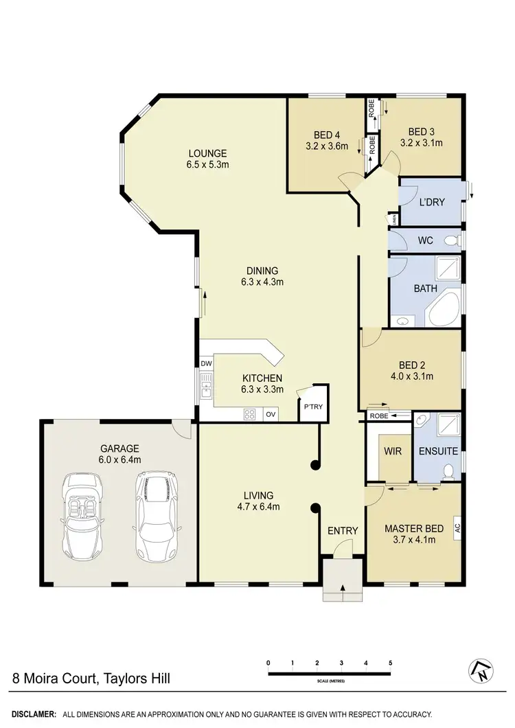 Floorplan of Homely house listing, 8 Moira Court, Taylors Hill VIC 3037