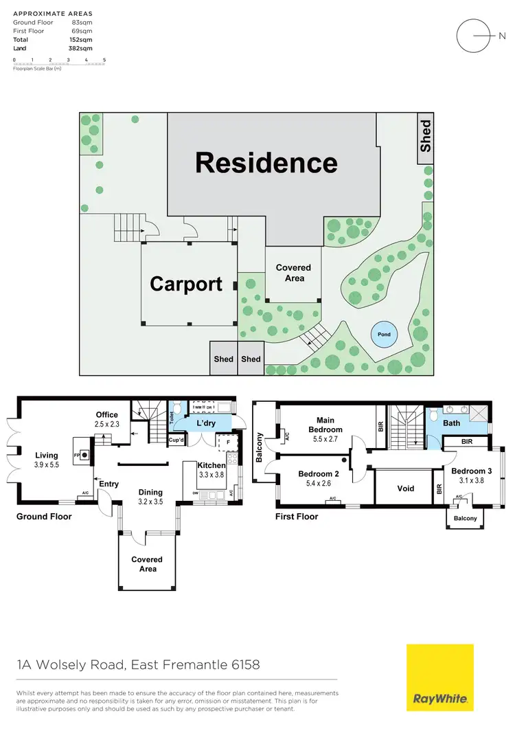 Floorplan of Homely house listing, 1A Wolsely Road, East Fremantle WA 6158