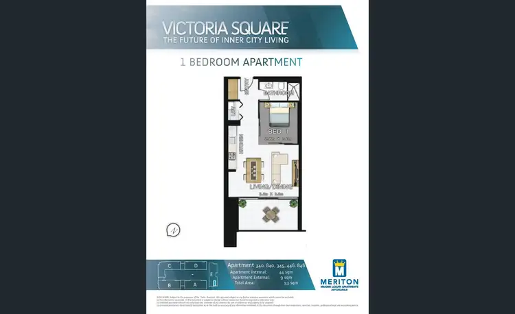 Floorplan of Homely studio listing, 840/8 Ascot Avenue, Zetland NSW 2017