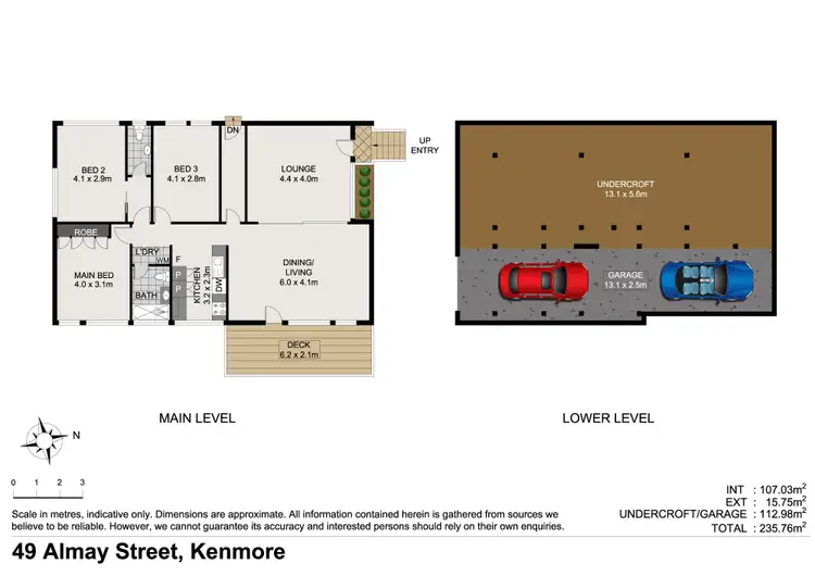 Floorplan of Homely house listing, 49 Almay Street, Kenmore QLD 4069