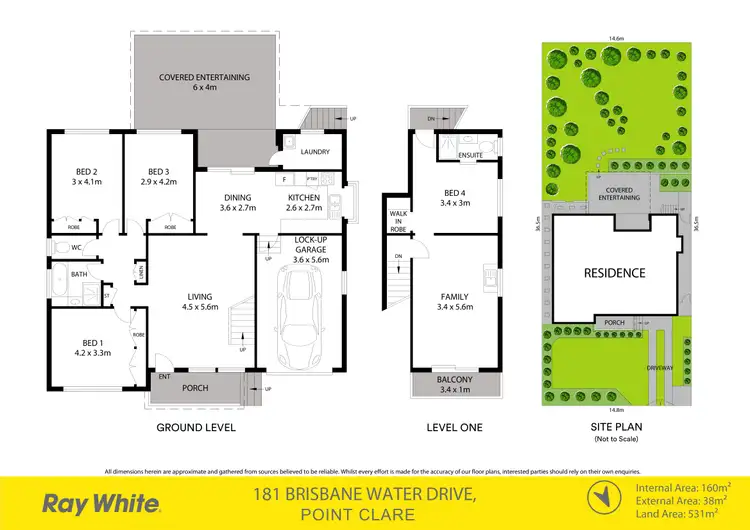 Floorplan of Homely house listing, 181 Brisbane Water Drive, Point Clare NSW 2250