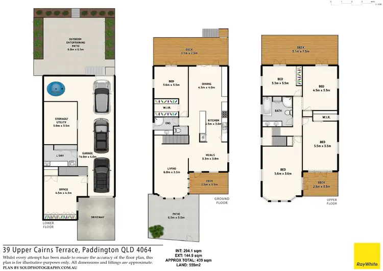 Floorplan of Homely house listing, 39 Upper Cairns Terrace, Paddington QLD 4064