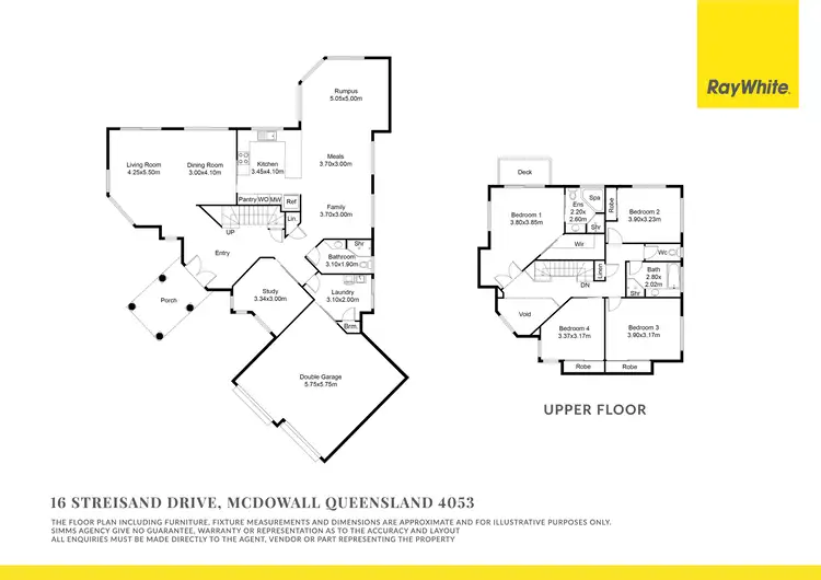 Floorplan of Homely house listing, 16 Streisand Drive, Mcdowall QLD 4053