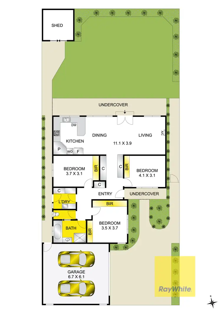 Floorplan of Homely townhouse listing, 2/46 Regent Street, Belmont VIC 3216