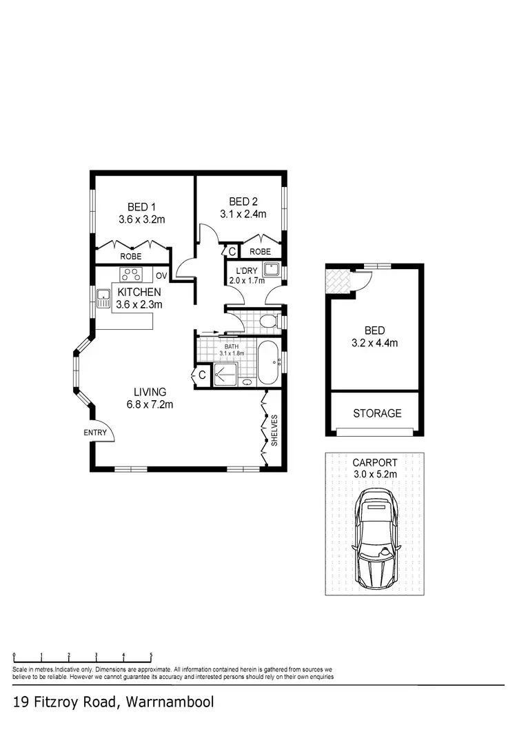 Floorplan of Homely house listing, 19 Fitzroy Road, Warrnambool VIC 3280