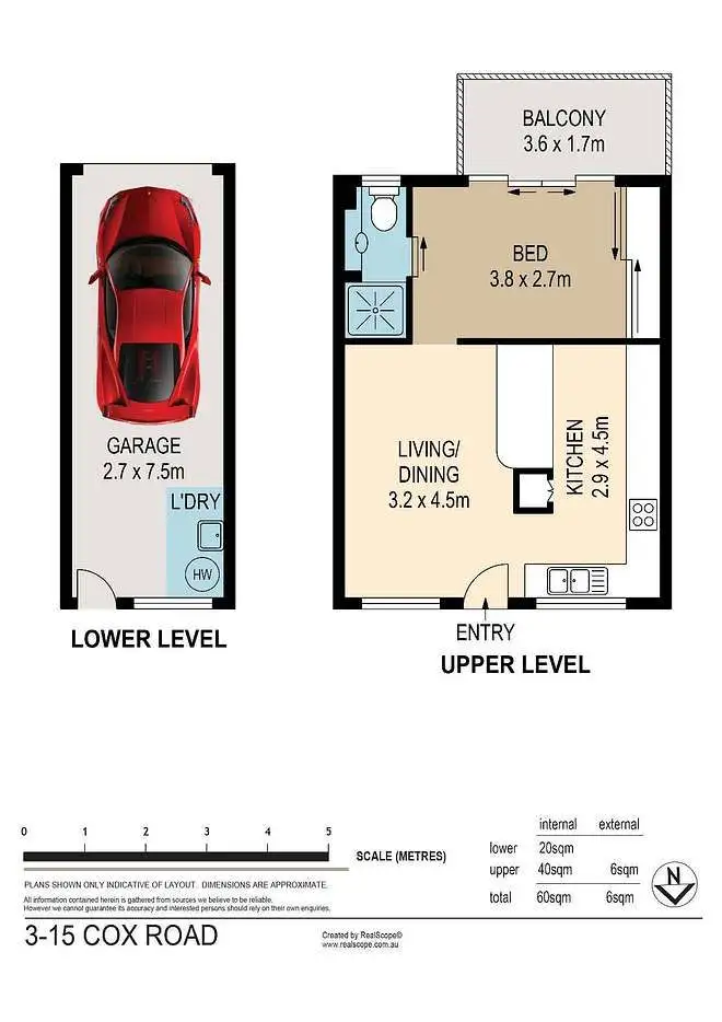 Floorplan of Homely unit listing, 3/15 Cox Road, Windsor QLD 4030