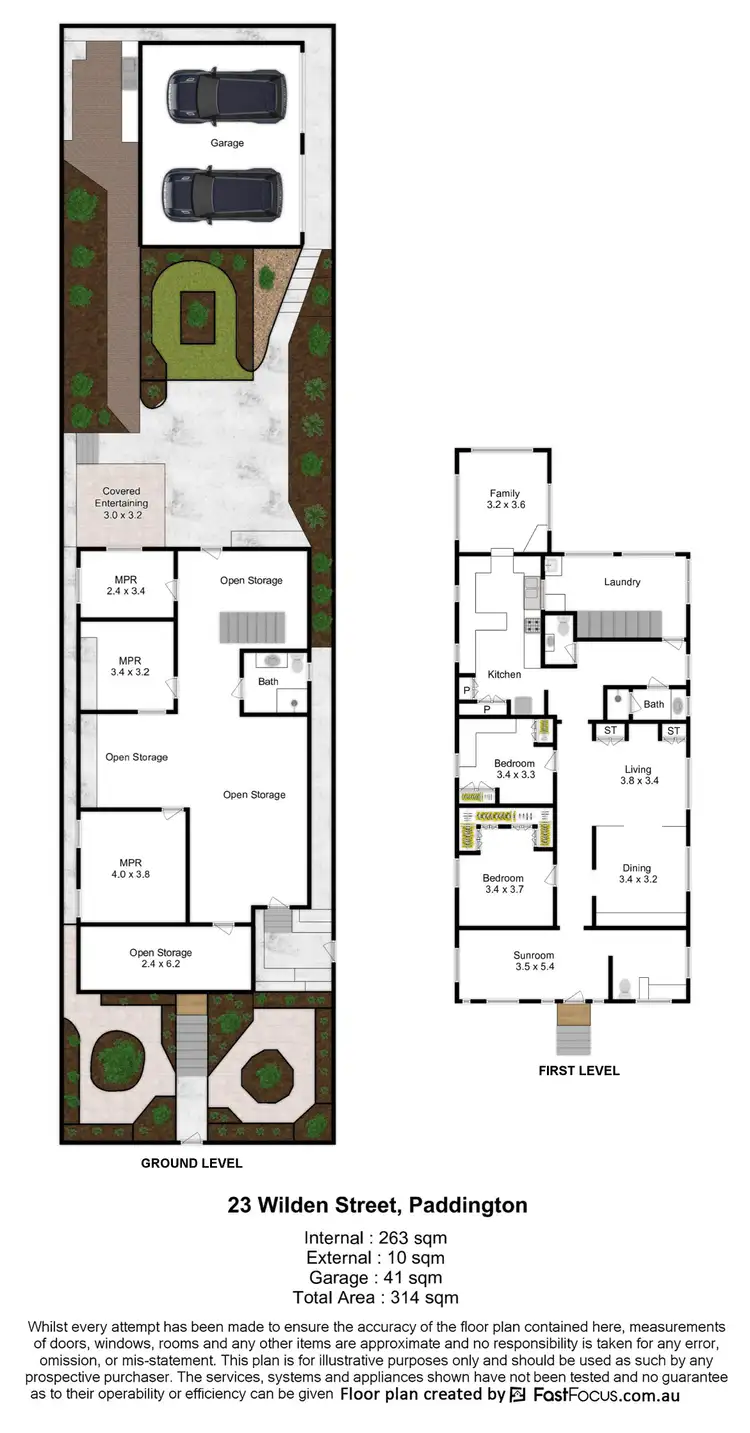 Floorplan of Homely house listing, 23 Wilden Street, Paddington QLD 4064