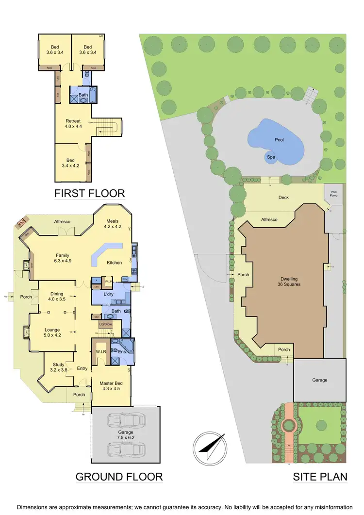 Floorplan of Homely house listing, 8 Candlebark Quadrant, Rowville VIC 3178