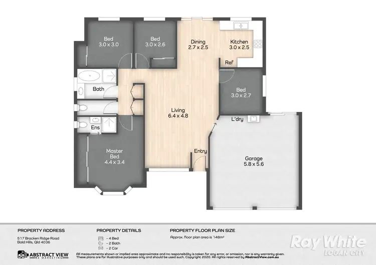 Floorplan of Homely house listing, 517 Bracken Ridge Road, Bald Hills QLD 4036
