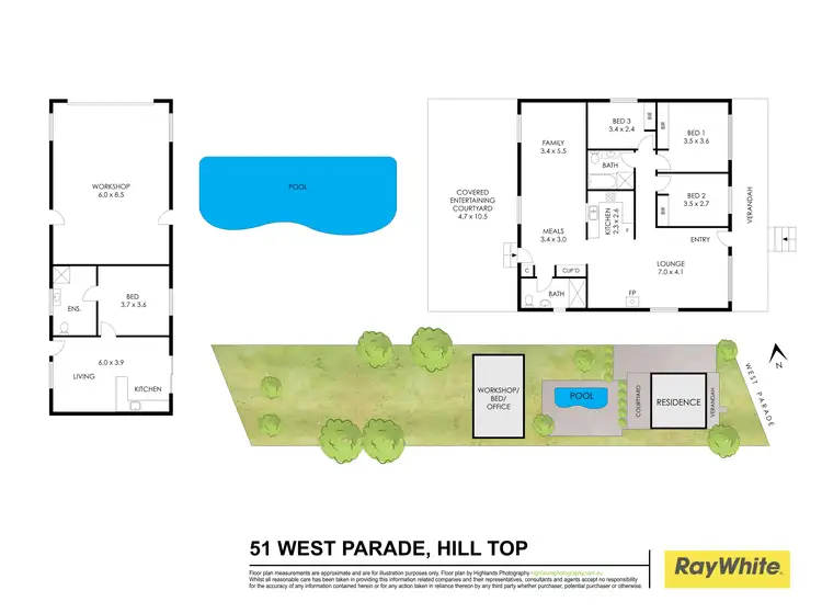 Floorplan of Homely house listing, 51 West Parade, Hill Top NSW 2575