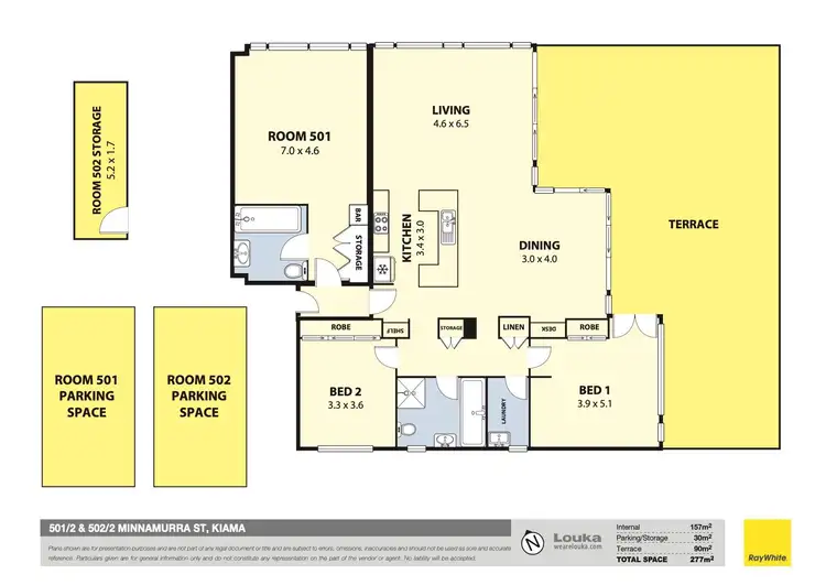 Floorplan of Homely apartment listing, 502/2 Minnamurra Street, Kiama NSW 2533
