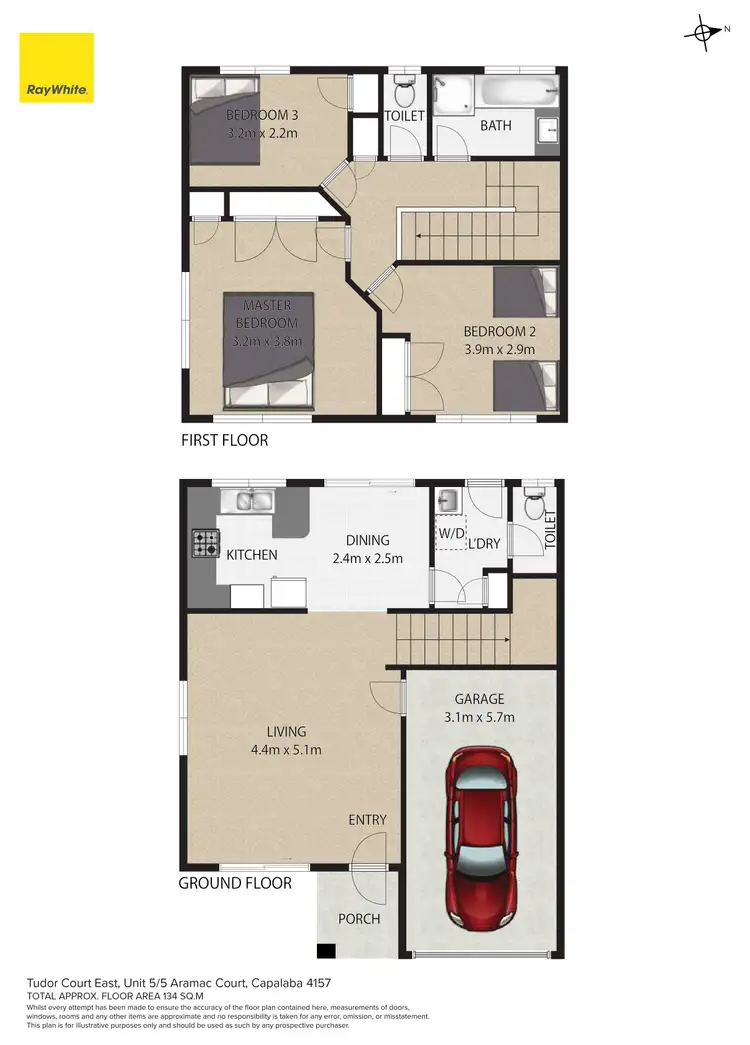 Floorplan of Homely unit listing, 5/5 Aramac Court, Capalaba QLD 4157