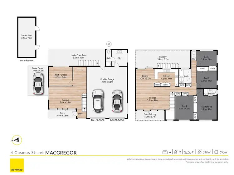 Floorplan of Homely house listing, 4 Cosmos Street, Macgregor QLD 4109