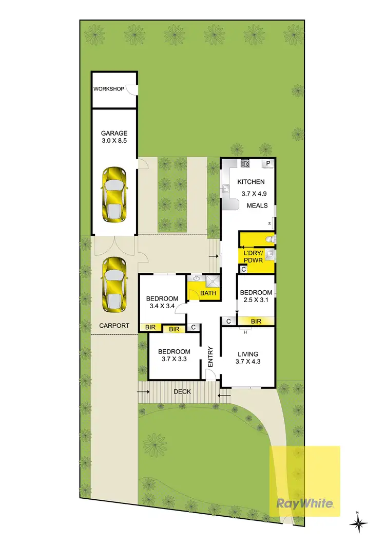 Floorplan of Homely house listing, 25 Dorothy Avenue, Belmont VIC 3216