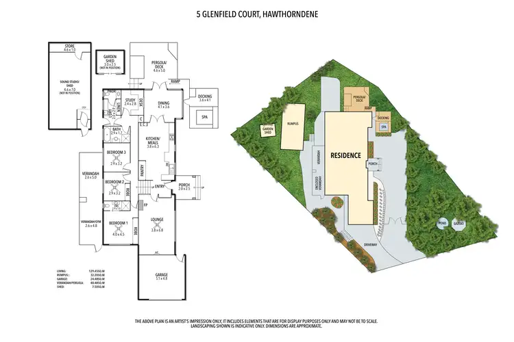 Floorplan of Homely house listing, 5 Glenfield Court, Hawthorndene SA 5051