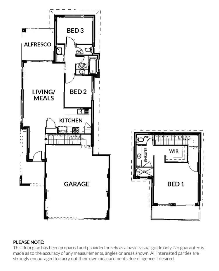 Floorplan of Homely townhouse listing, 3/60 Oats Street, East Victoria Park WA 6101