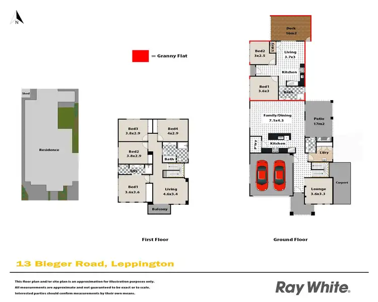 Floorplan of Homely house listing, 13 Bieger Road, Leppington NSW 2179