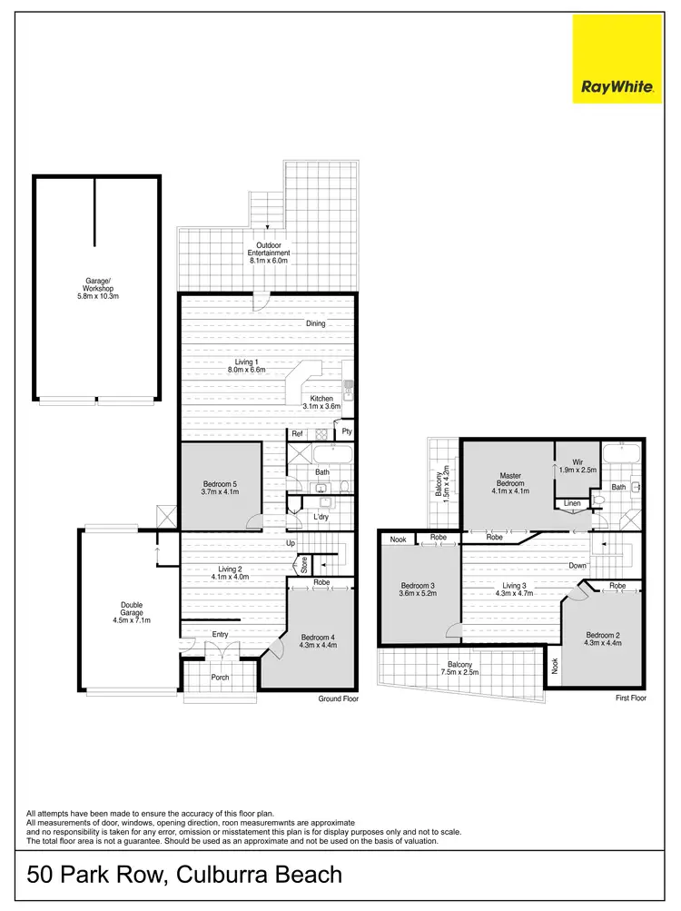 Floorplan of Homely house listing, 50 Park Row, Culburra Beach NSW 2540