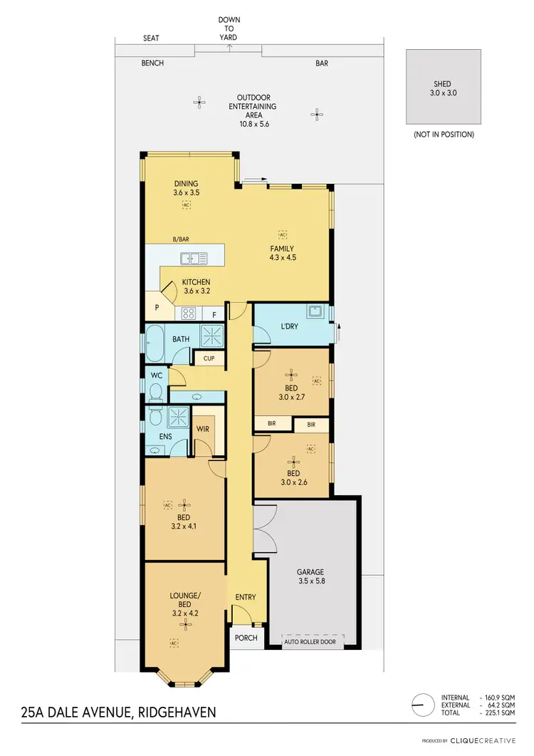 Floorplan of Homely house listing, 25A Dale Avenue, Ridgehaven SA 5097