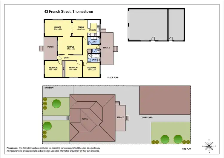 Floorplan of Homely house listing, 42 French Street, Thomastown VIC 3074