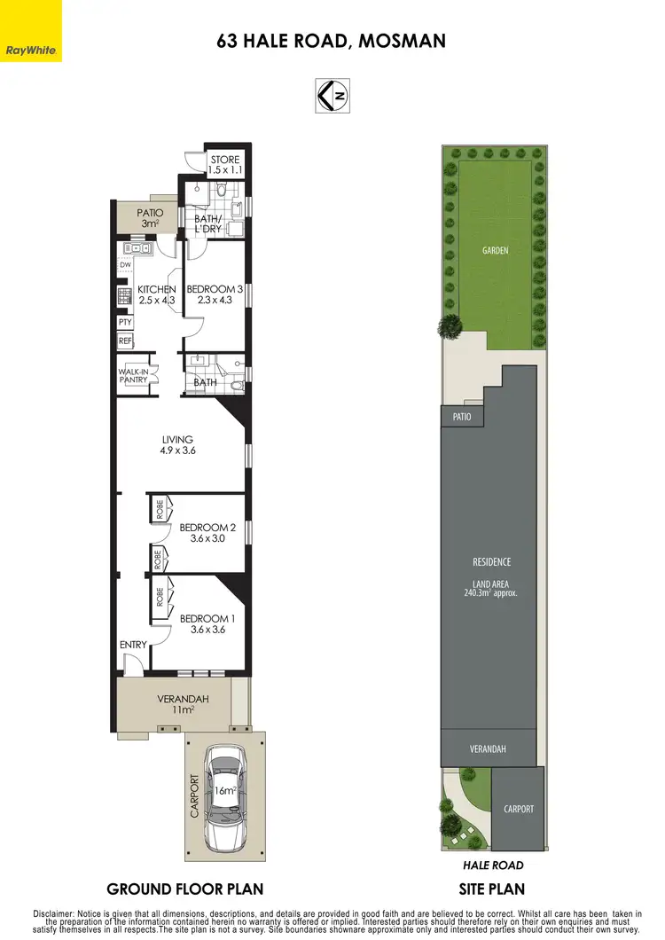 Floorplan of Homely house listing, 63 Hale Road, Mosman NSW 2088
