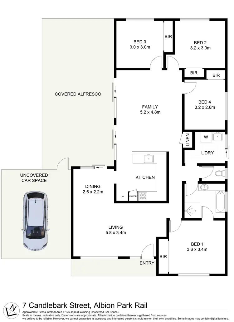 Floorplan of Homely house listing, 7 Candlebark Street, Albion Park Rail NSW 2527
