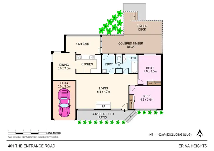 Floorplan of Homely house listing, 401 The Entrance Road, Erina Heights NSW 2260