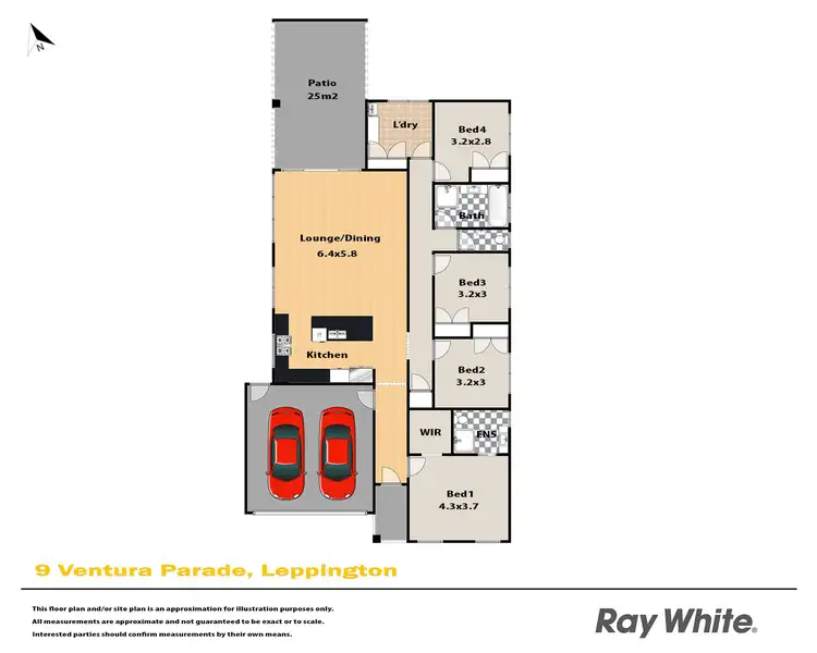 Floorplan of Homely house listing, 9 Venturer Parade, Leppington NSW 2179