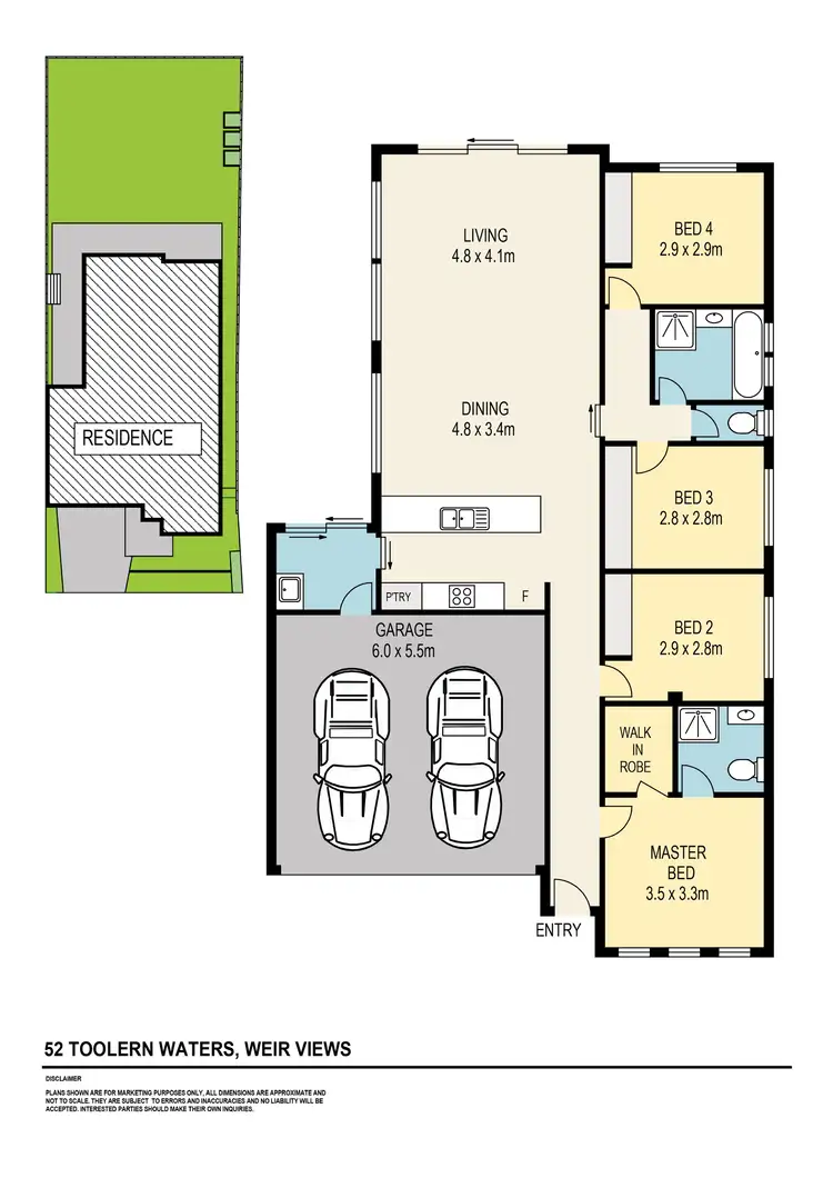 Floorplan of Homely house listing, 52 Toolern Waters Drive, Weir Views VIC 3338