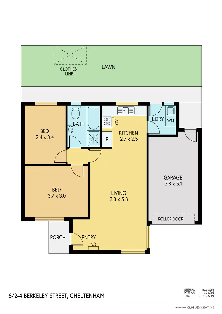 Floorplan of Homely house listing, 6/2-4 Berkeley Street, Cheltenham SA 5014