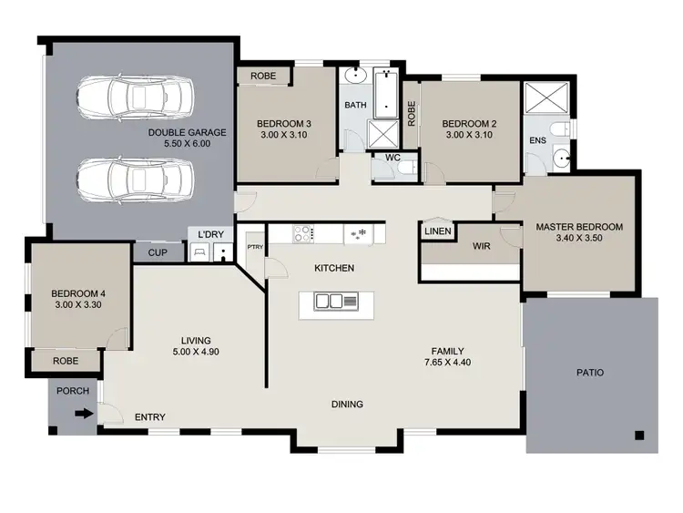 Floorplan of Homely house listing, 9 Sundowner Road, Clinton QLD 4680