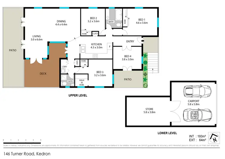 Floorplan of Homely house listing, 146 Turner Road, Kedron QLD 4031