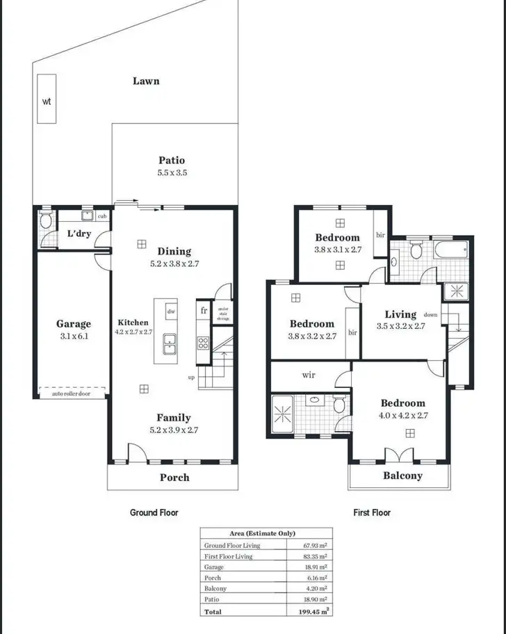 Floorplan of Homely house listing, 37B Laver Street, Hectorville SA 5073