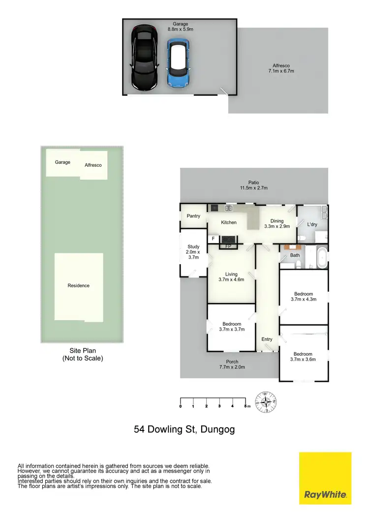Floorplan of Homely house listing, 54 Dowling Street, Dungog NSW 2420