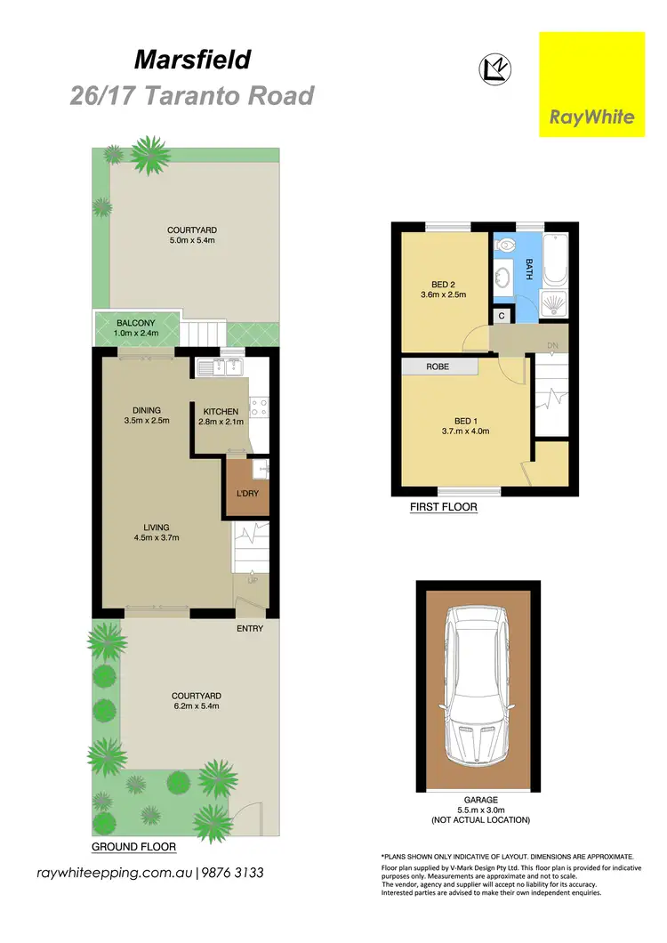 Floorplan of Homely townhouse listing, 26/17 Taranto Road, Marsfield NSW 2122