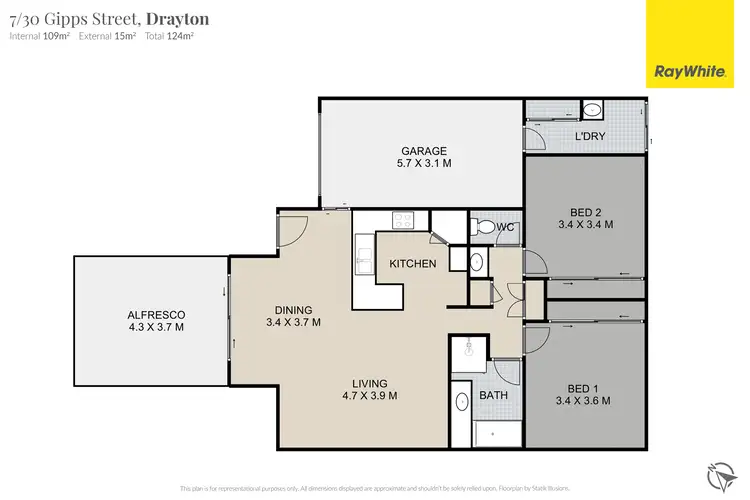 Floorplan of Homely unit listing, 7/30 Gipps Street, Drayton QLD 4350