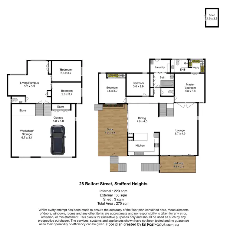 Floorplan of Homely house listing, 28 Belfort Street, Stafford Heights QLD 4053
