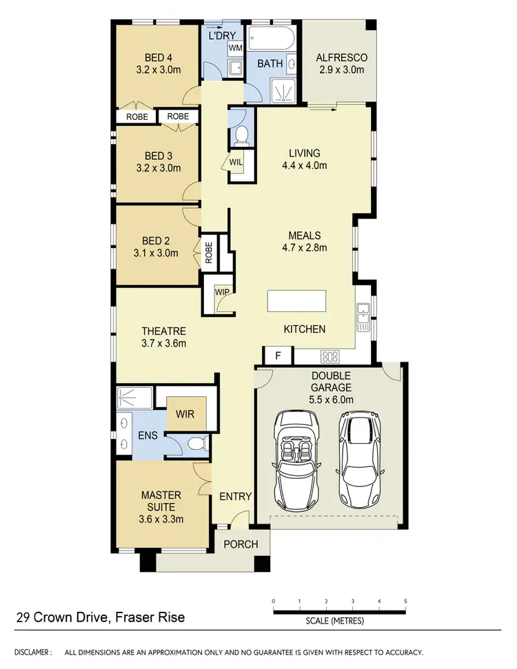 Floorplan of Homely house listing, 29 Crown Drive, Fraser Rise VIC 3336