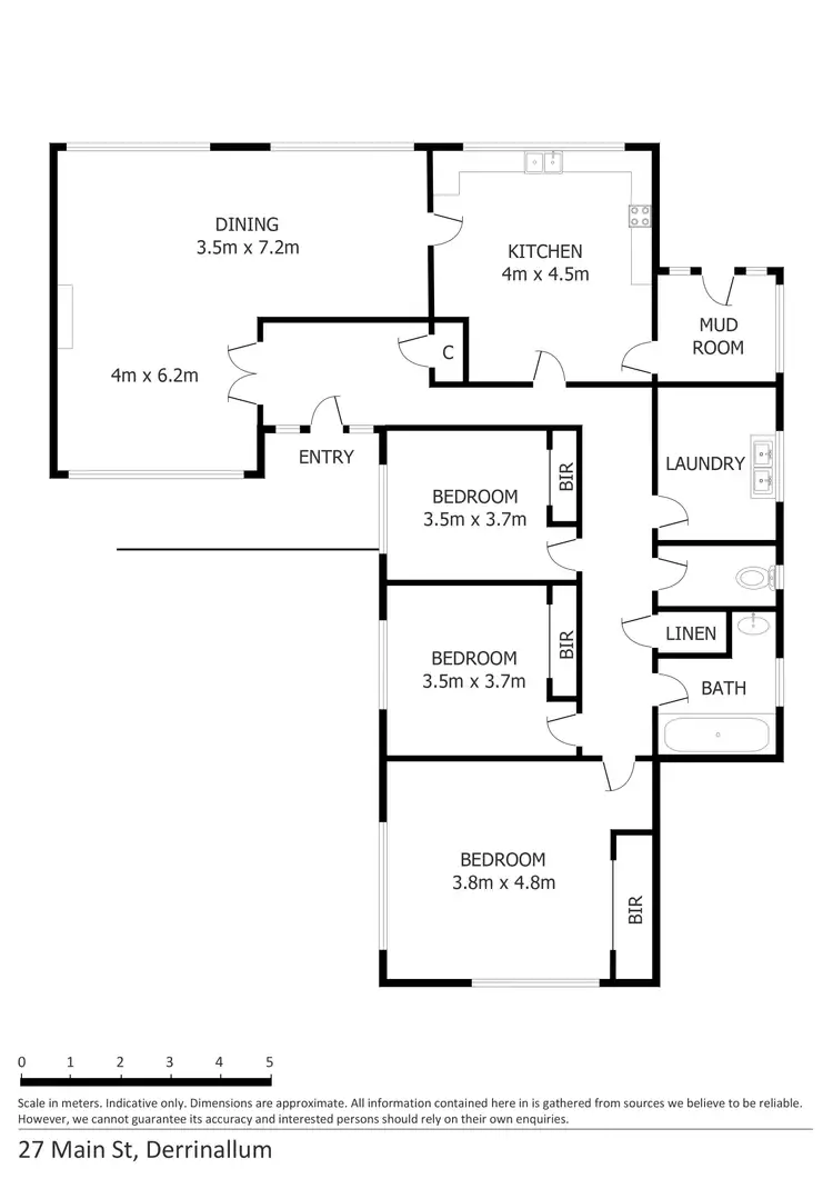 Floorplan of Homely house listing, 27 Main Street, Derrinallum VIC 3325