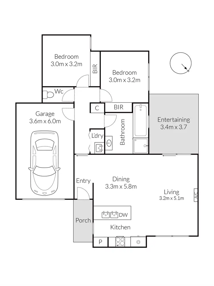 Floorplan of Homely house listing, 2/32 Vistula Avenue, Bell Park VIC 3215