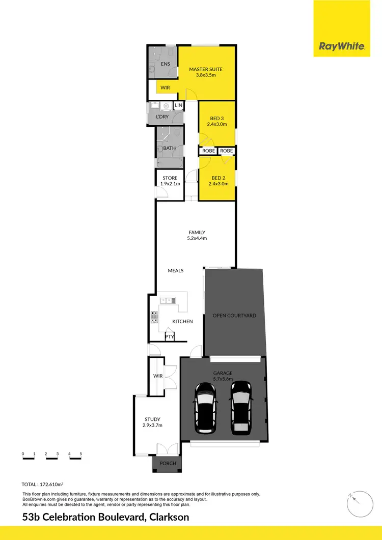 Floorplan of Homely house listing, 53B Celebration Boulevard, Clarkson WA 6030