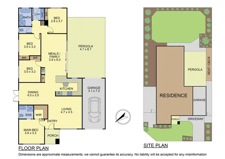Floorplan of Homely house listing, 42 Pia Drive, Rowville VIC 3178