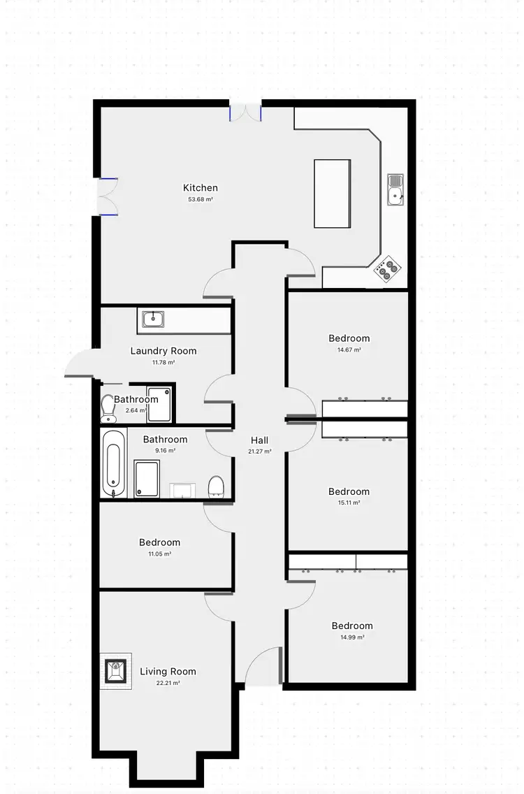 Floorplan of Homely house listing, 5 Malibu Drive, Cabarita VIC 3505