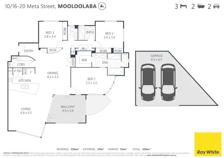 Floorplan of Homely unit listing, 10/16-20 Meta Street, Mooloolaba QLD 4557