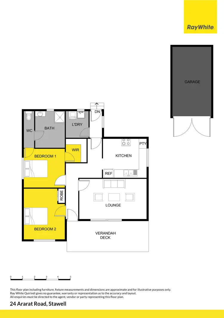 Floorplan of Homely house listing, 24 Ararat Road, Stawell VIC 3380